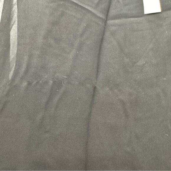 Chico's Black Double-Layer East West Flowy Top Size 3 (L) - Picture 7 of 9